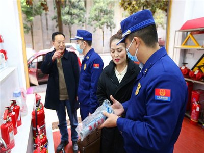 巫山消防開展消防產品領域聯合檢查